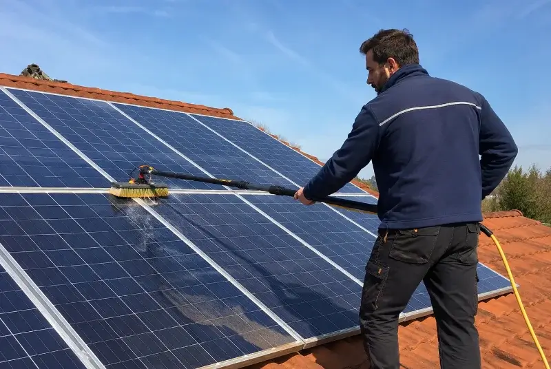 Nettoyage et entretien de panneaux solaires à Séné